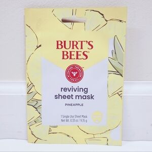🍭7/$15 Burt's Bees Reviving Sheet Mask with Pineapple